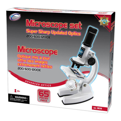 Set Eastcolight Microscop 200/600/1200x, 65 piese